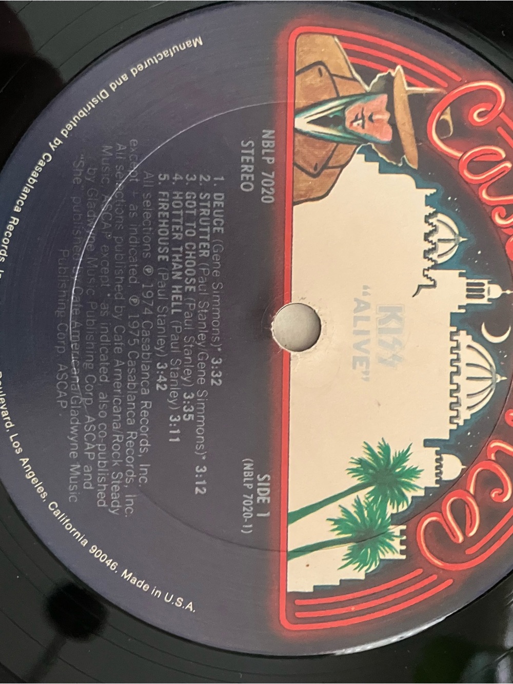 1975 KISS “Alive” Vinyl Record #NBLP 7020 First Pressing - Picture 6 of 16